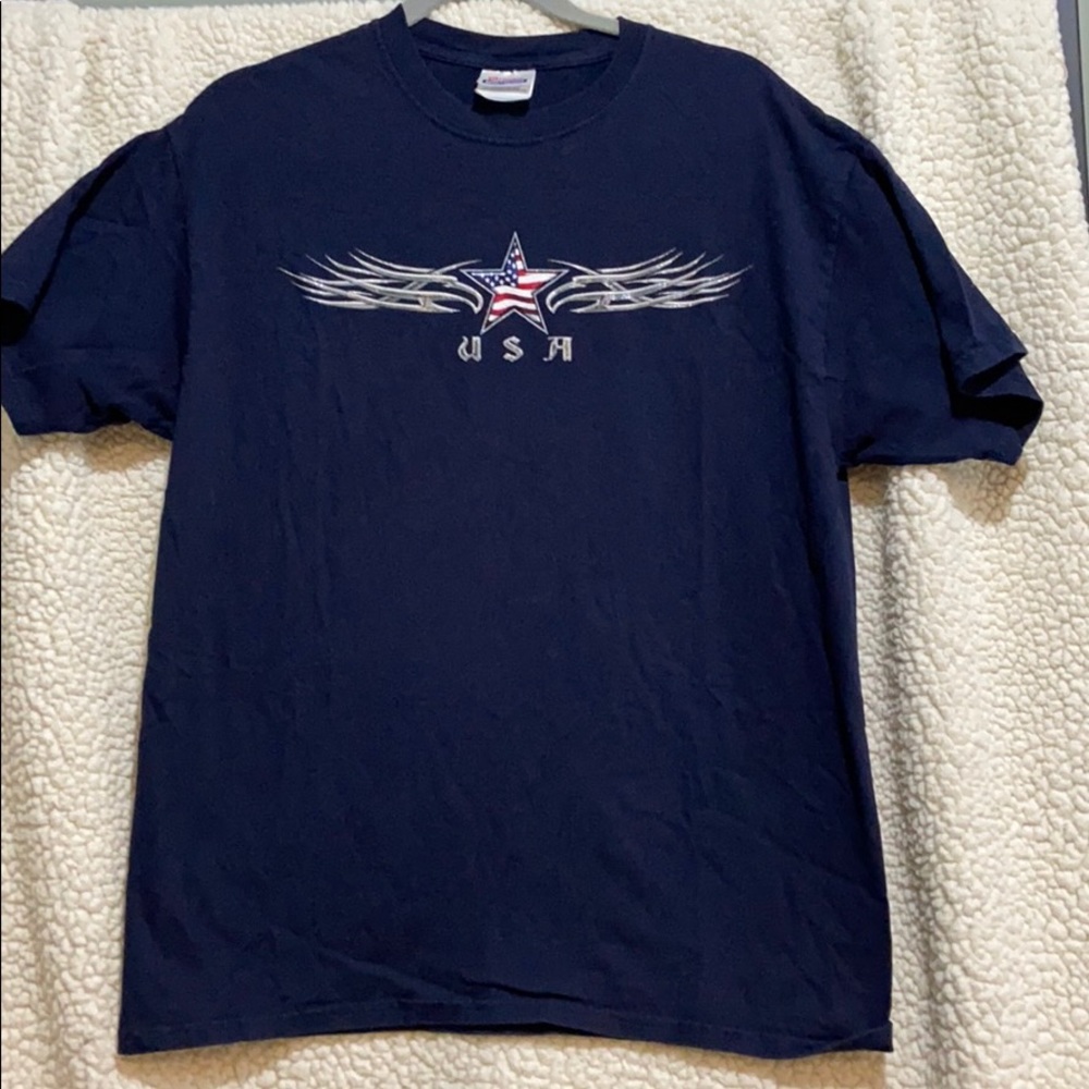 Navy blue USA shirt